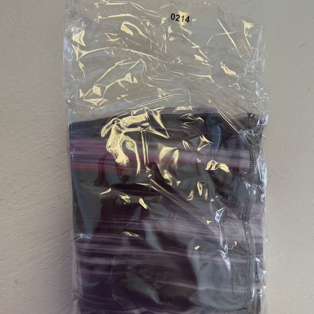 Lululemon Power Y Tank Top Abstract Brushstroke Purple Pink White Size 4 - Picture 7 of 7